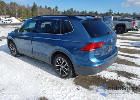 2019 Volkswagen Tiguan Se/Sel/Sel R-Line Jet-Black/Sel R-Line z USA, uszkodzony, nr VIN 3VV2B7AX2KM163421